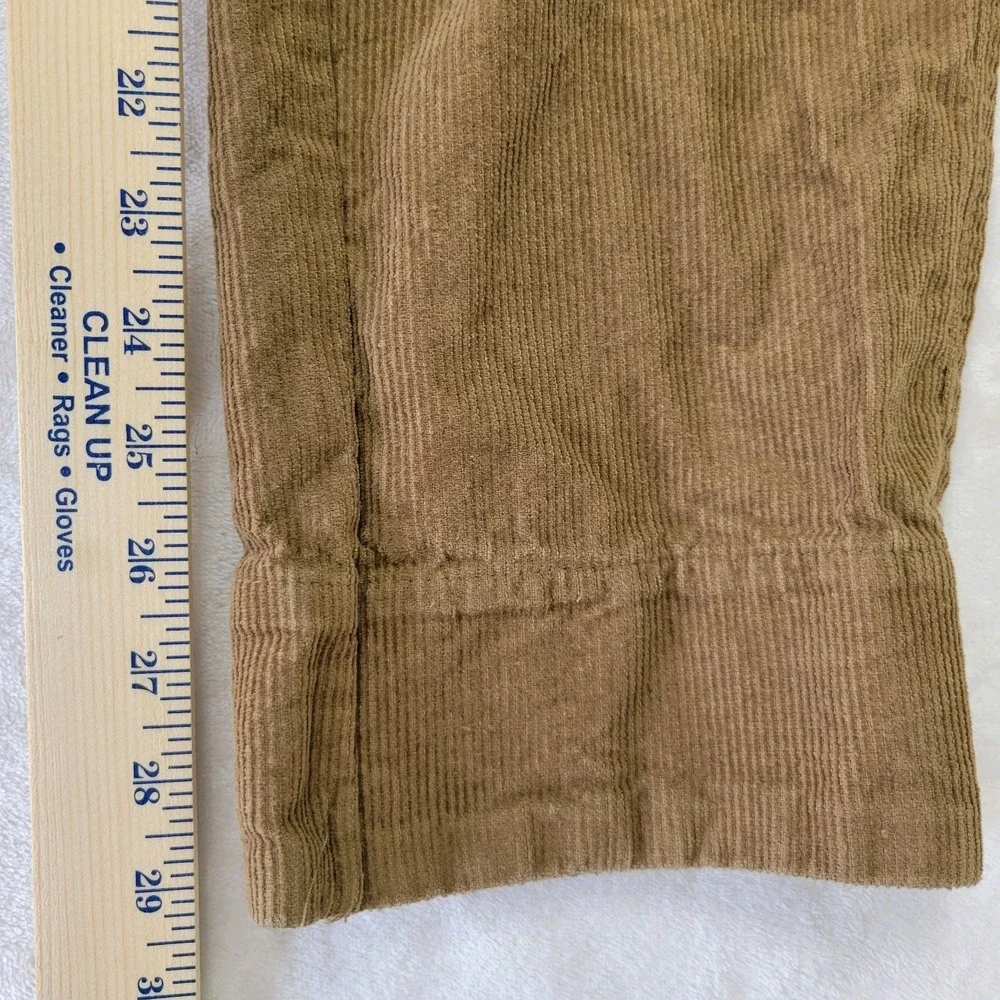 WESC We Are The Superlative Conspiracy Corduroy Cargo Pant 29x32 Tan Plaid‎